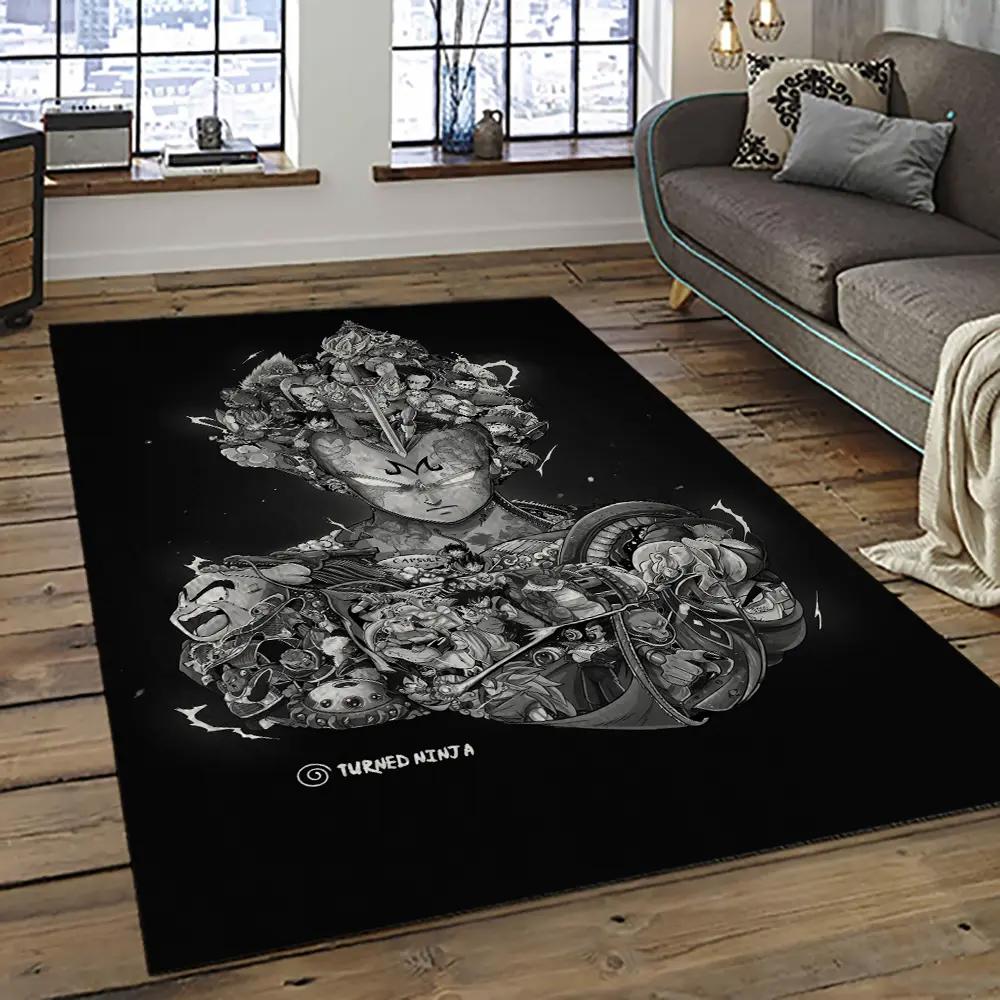 Goku characters cartoon movie carpet rectangle area rug for living room bedroom decor gku35 Rectangle Rug