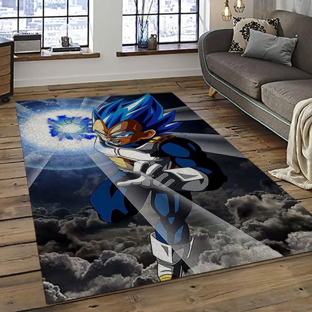 Goku characters cartoon movie carpet rectangle area rug for living room bedroom decor gku87 Rectangle Rug