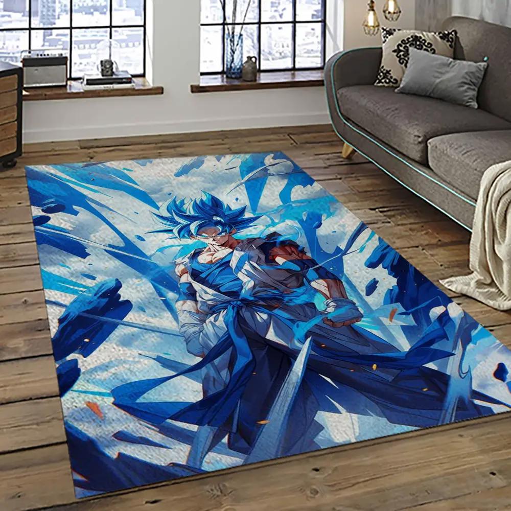 Goku characters cartoon movie carpet rectangle area rug for living room bedroom decor gku98 Rectangle Rug
