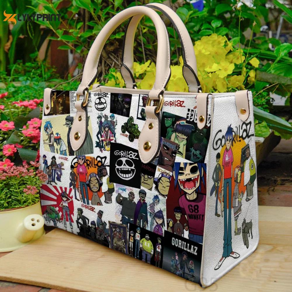 Gorillaz leather bag for women gift 1890 Women Leather Hand Bag