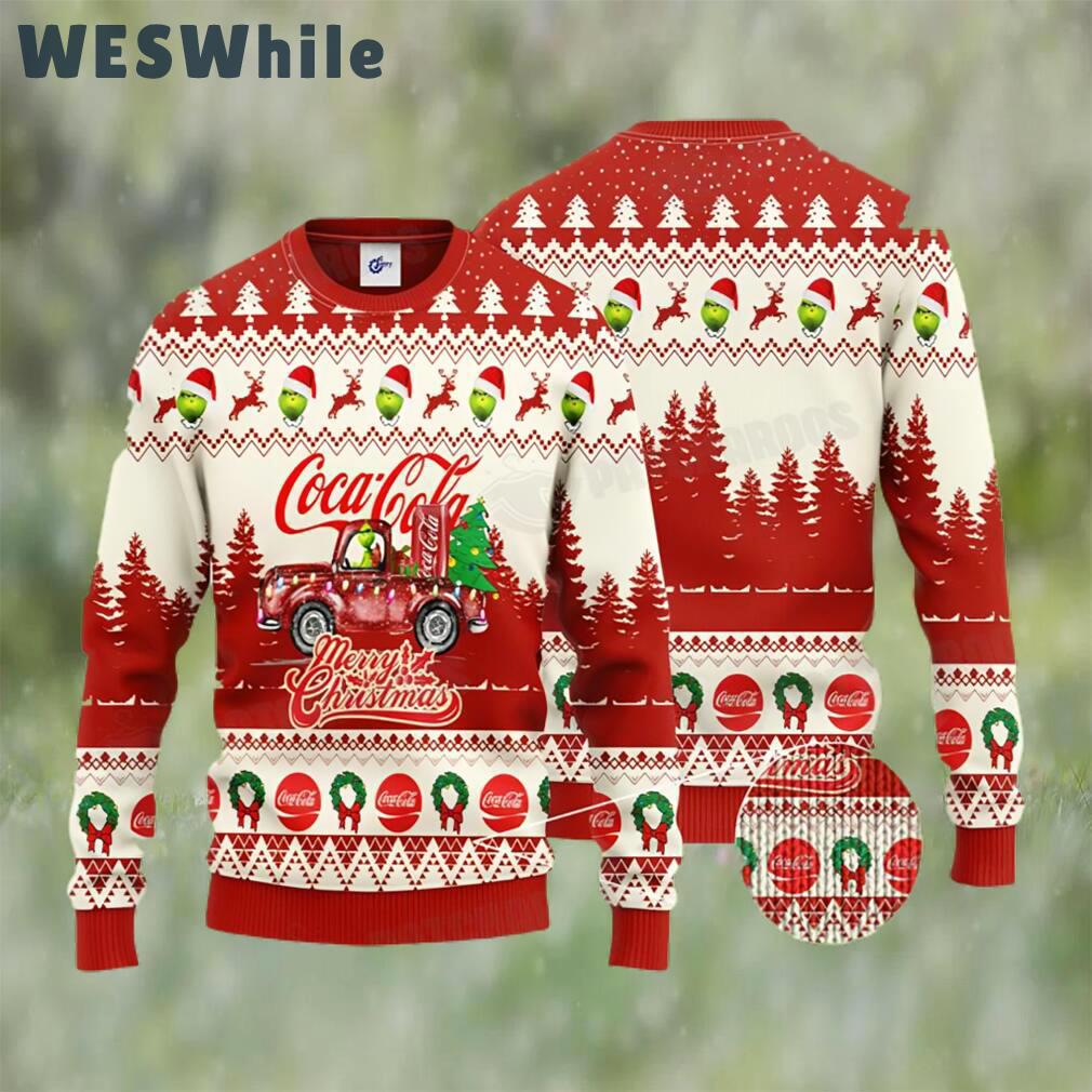 Grinch coca cola merry christmas ugly christmas sweater funny gift Christmas Ugly Sweater