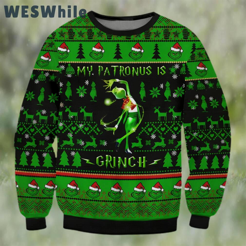 Grinch patronus ugly christmas sweater Christmas Ugly Sweater