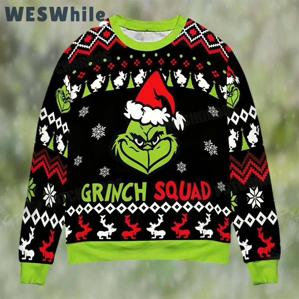 Grinch squad ugly christmas sweater xmas gift Christmas Ugly Sweater