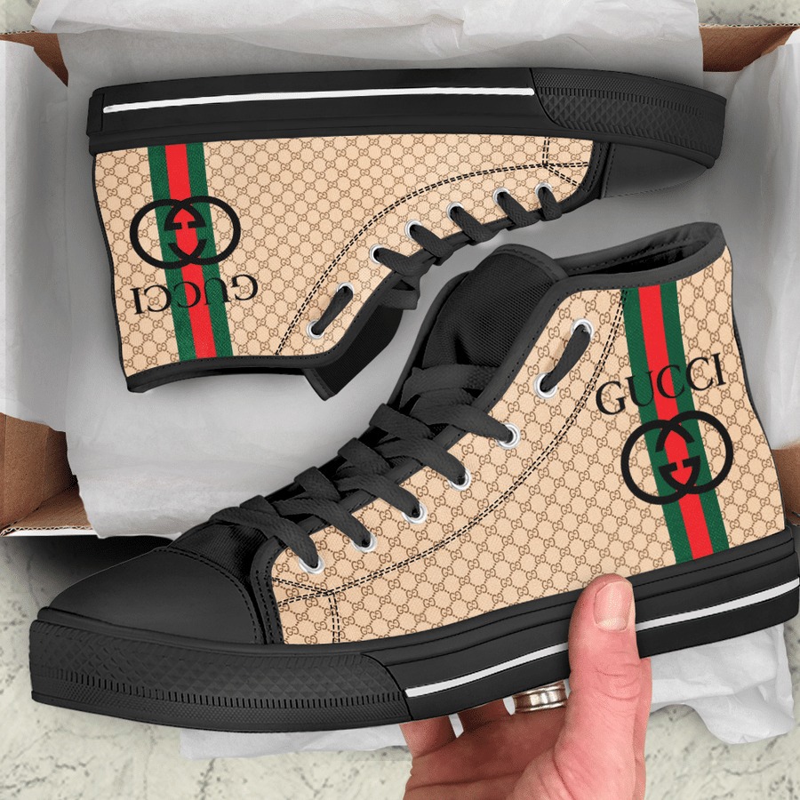 Gucci luxury high top canvas shoes sneakers hot best for men women hot 2023 40 High Top Canvas Shoes