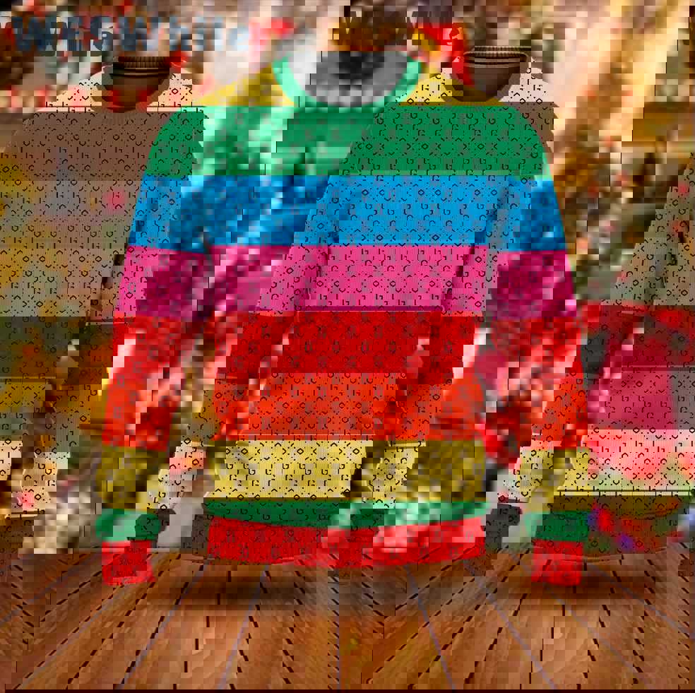 Gucci luxury ugly christmas sweaterhot 2025 style 923 Christmas Ugly Sweater