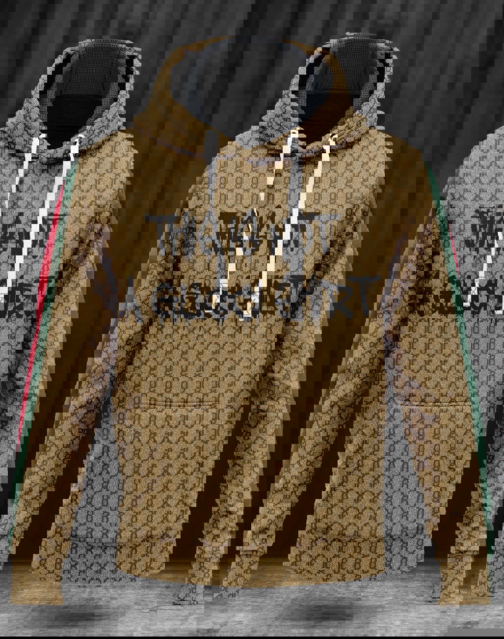 Gucci this is not a gucci shirt unisex hoodie luxury brand outfit for men women Hoodie 3D