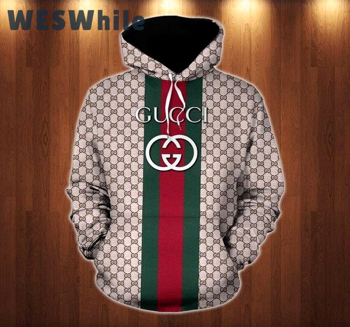 Guccitripe unisex hoodie foren womenuxury brand Zipper Hoodie 3D