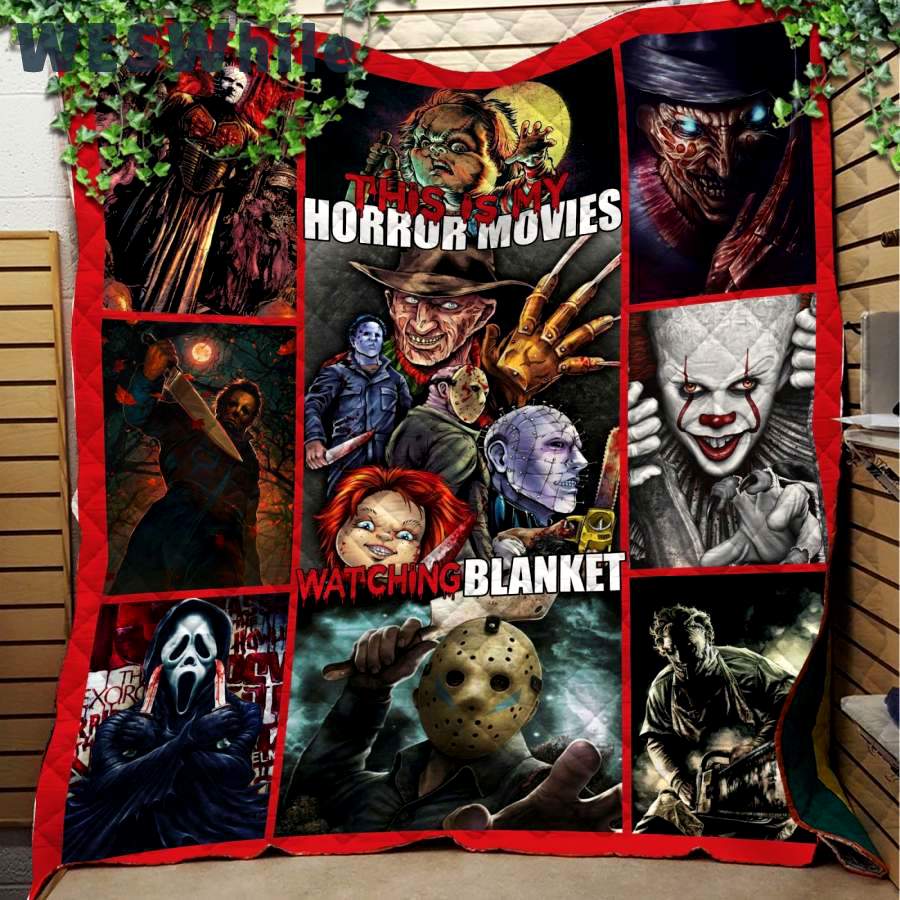 Halloween decorations halloween movies quilt blanket christmas gift ideas Quilt Blanket
