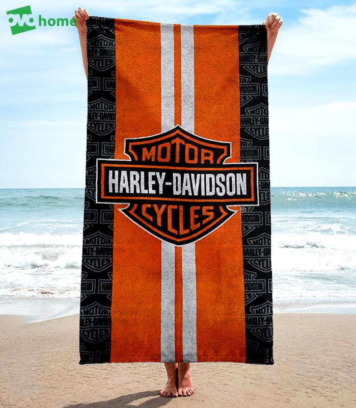 Harley davidson quick drying beach towel hot 2023 item-super absorbent bath towel Beach Towel