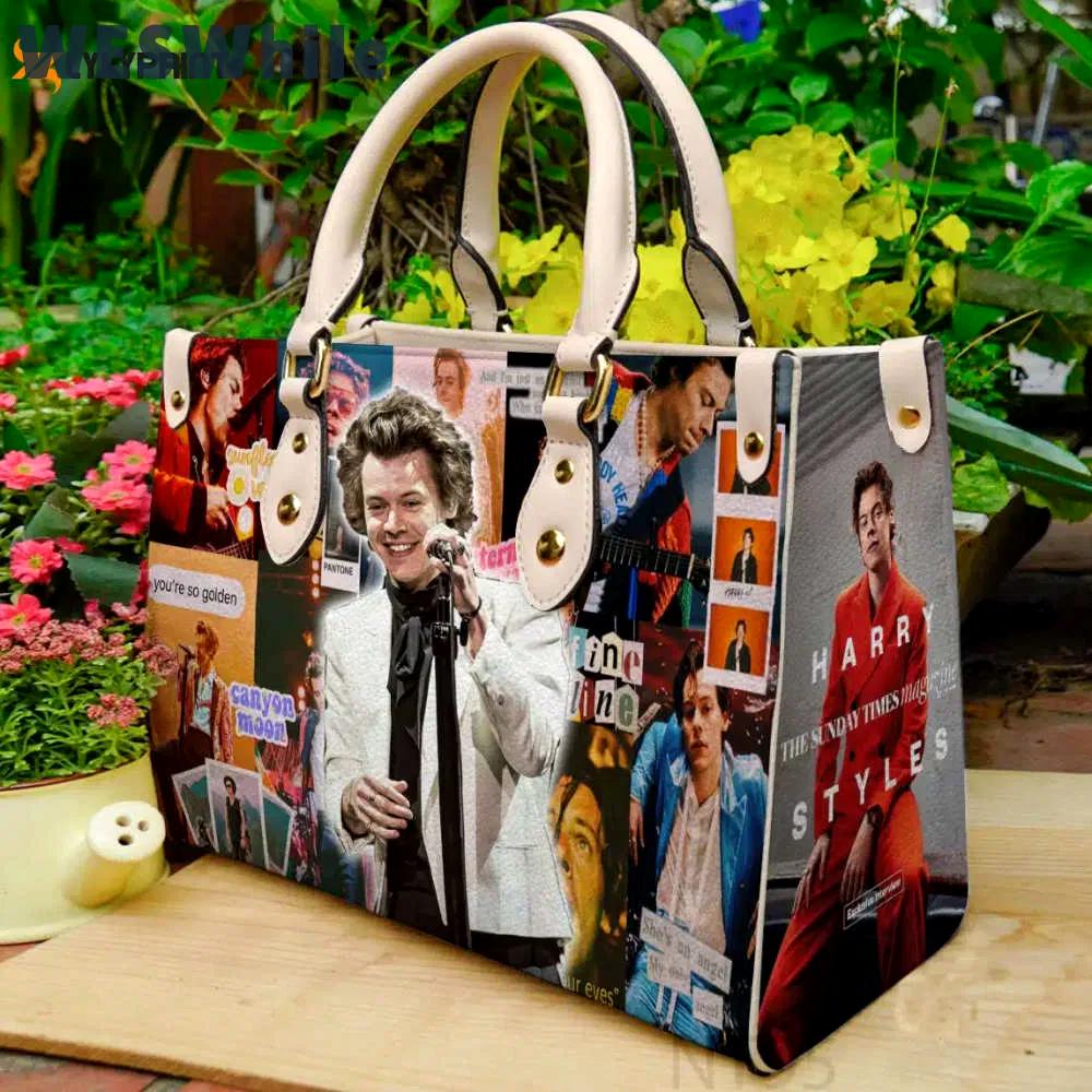 Harry styles leather handbag gift for women f 2832 Women Leather Hand Bag
