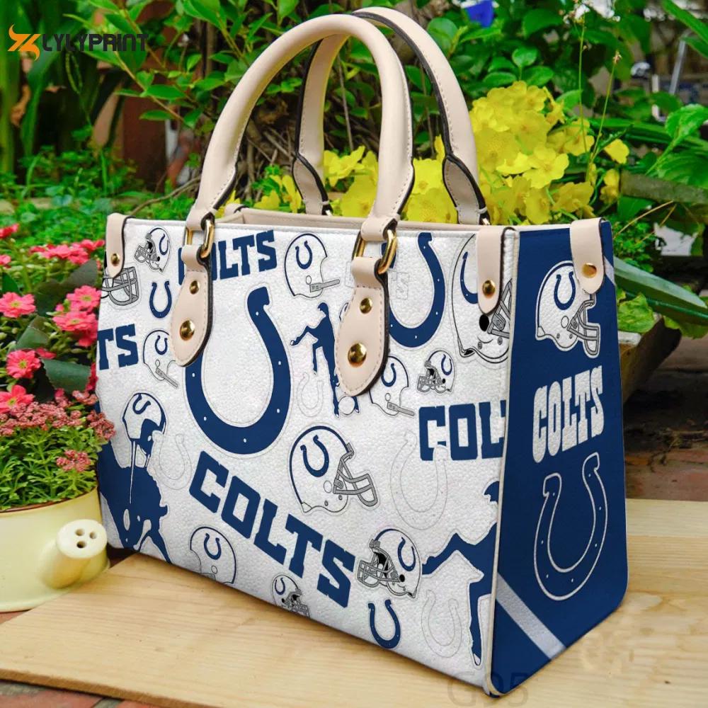 Indianapolis colts a1 leather bag g95 1609 Women Leather Hand Bag
