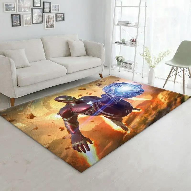 Iron man marvel 4 area rug living room and bed room rug rug regtangle Rectangle Rug
