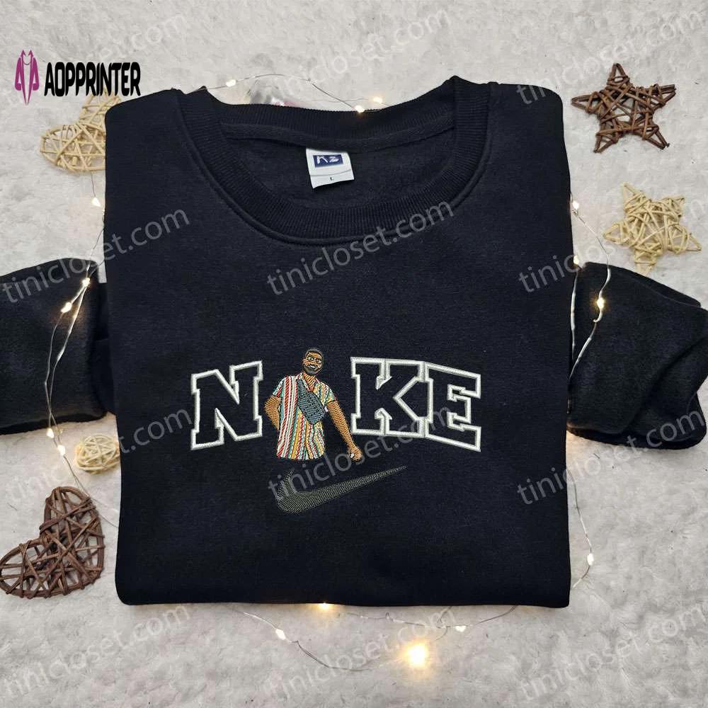 Kanye west x nike embroidered shirt – celebrity inspired nike shirt Embroidered Shirt