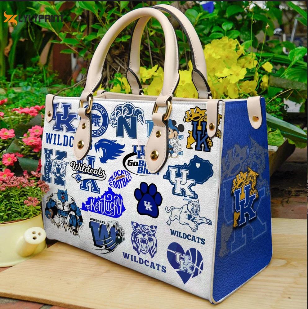 Kentucky wildcats leather handbag 2 3081 Women Leather Hand Bag
