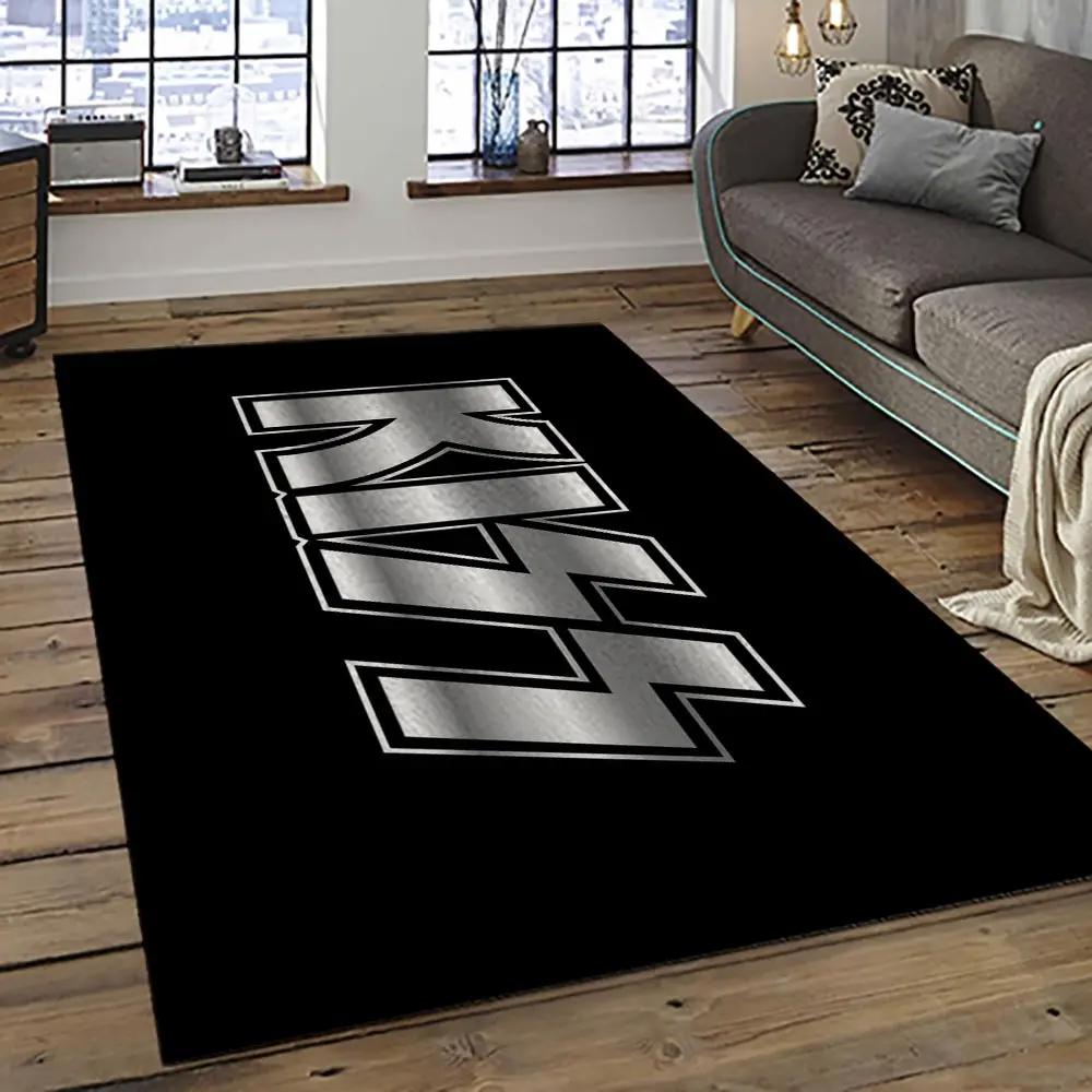 Kiss rock band music retangle carpet area rug home decor best gift for fan and friends as54 Rectangle Rug