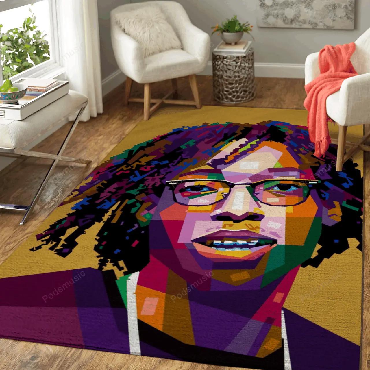 Lil tecca music art for fans area rug living room carpet rug regtangle carpet floor decor home decor Rectangle Rug