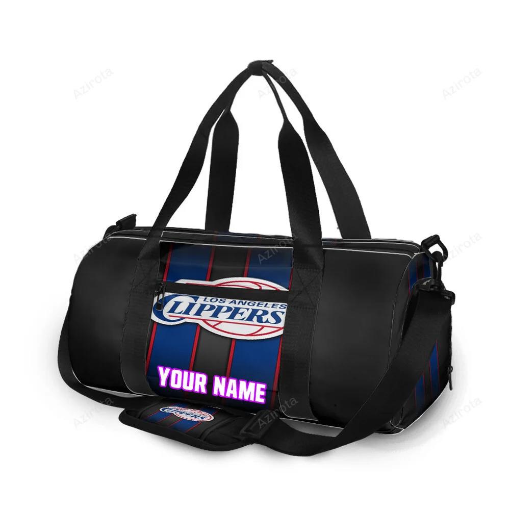 Los angeles clippers logo personalized name travel bag gym bag 1494 Travel Bag