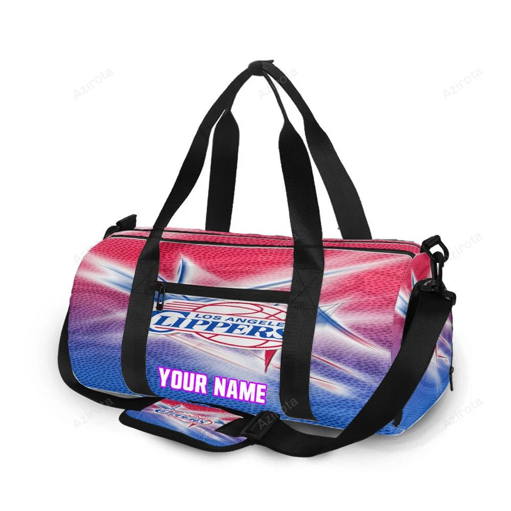 Los angeles clippers logo v2 personalized name travel bag gym bag 1978 Travel Bag