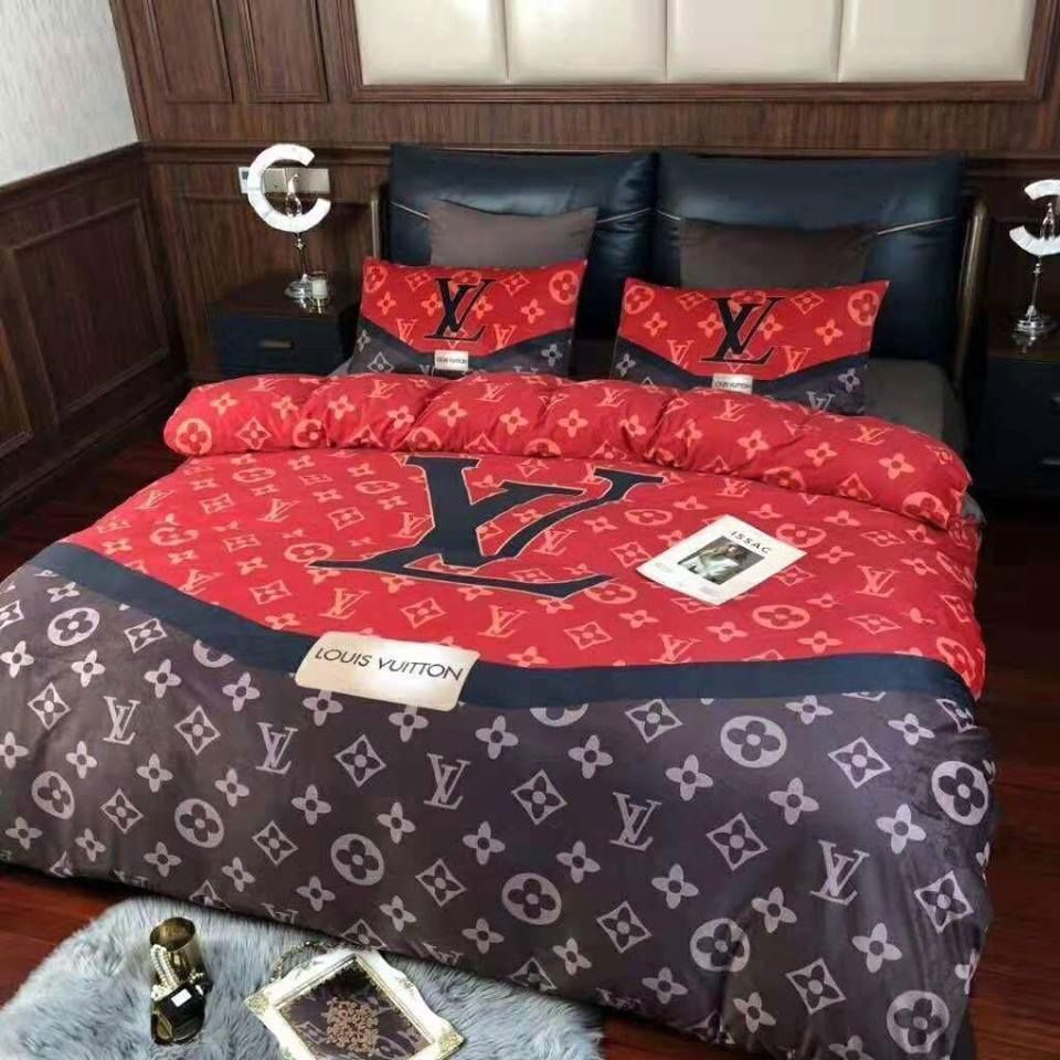 Louis vuitton monogram luxury brand high-end   louis vuitton   Bedding Sets bedclothes bed linen blankets covers home decor sheets bedroom idea bedspread duvet