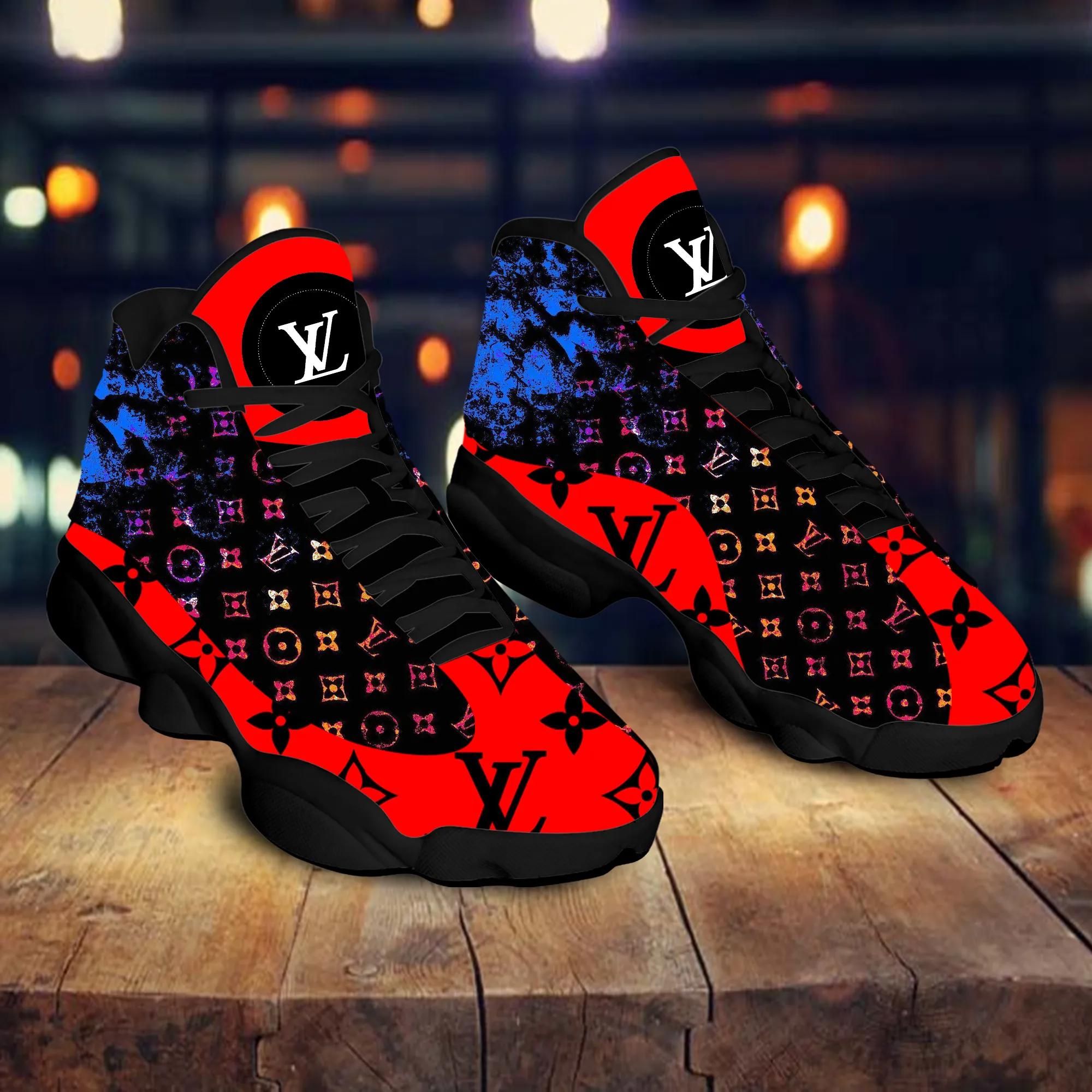 Louis vuitton red blacks best louis vuitton best luxury Air Jordan 13 Gifts For Men Women Full Size For Fans Shoes Sneakers