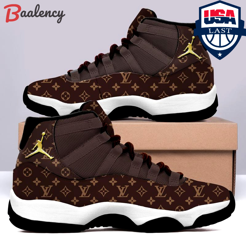 Louis vuitton ver 4 air jordan 11 sneaker for men women Air Jordan 11