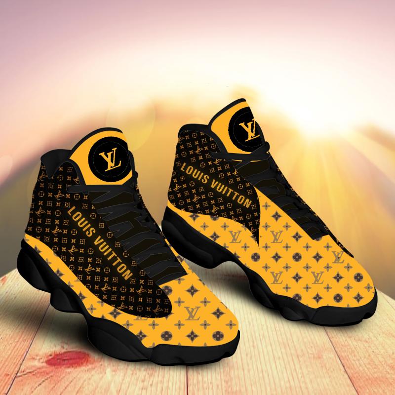 Louis vuitton yellow browns hot louis vuitton Air Jordan 13 Shoes Sneakers Full Size Gifts For Men Women For Fans