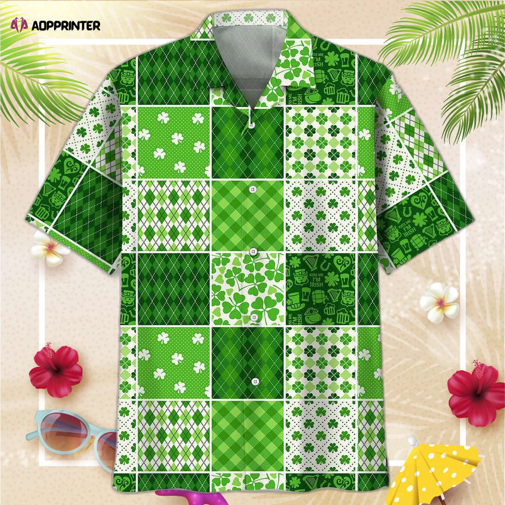 Lucky irish st.patrick day hawaiian shirt, gift for men women Hawaii Shirt