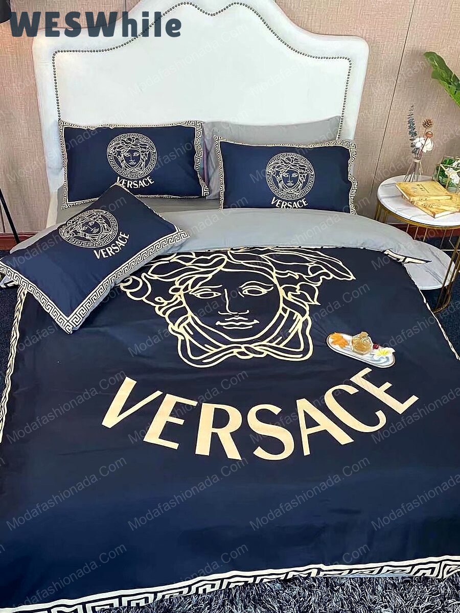 Luxury versace logo brands 28 bedding set Bedding Sets