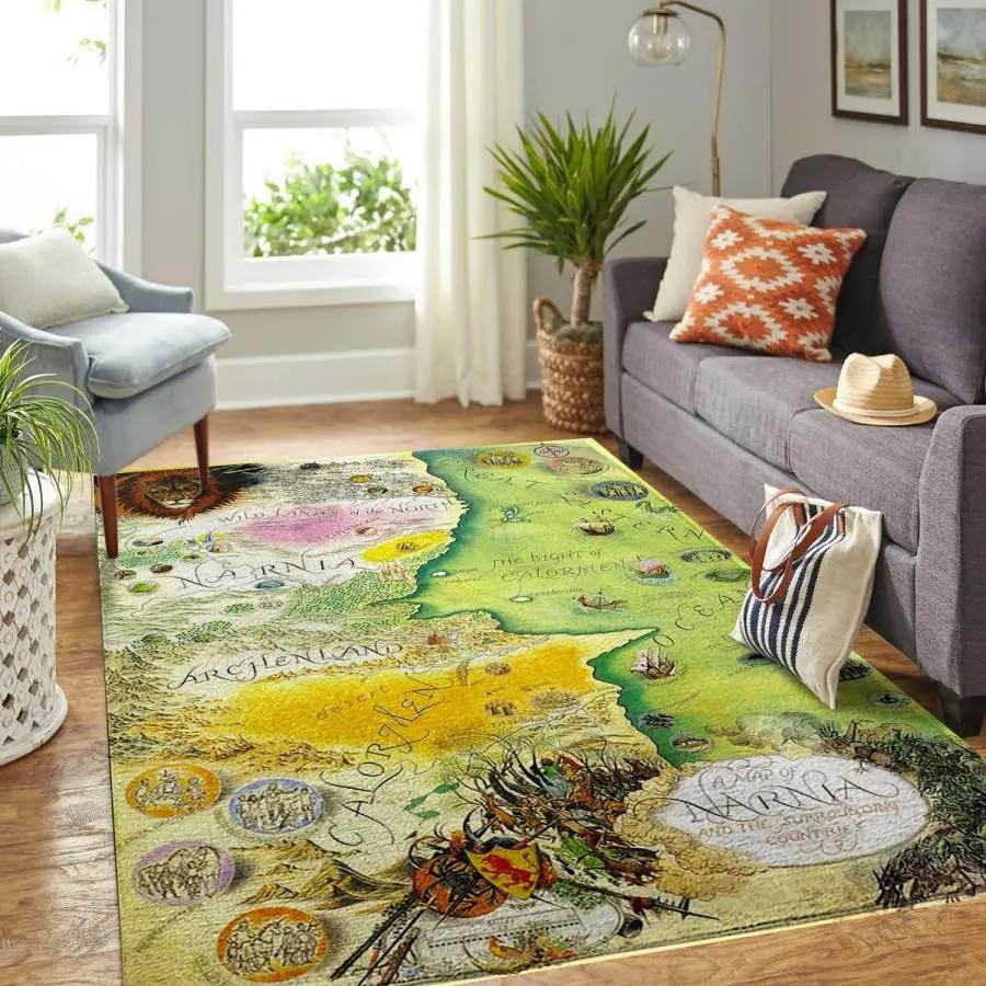 Map area rug living room rug home decor carpet ofd 19101934 Rectangle Rug