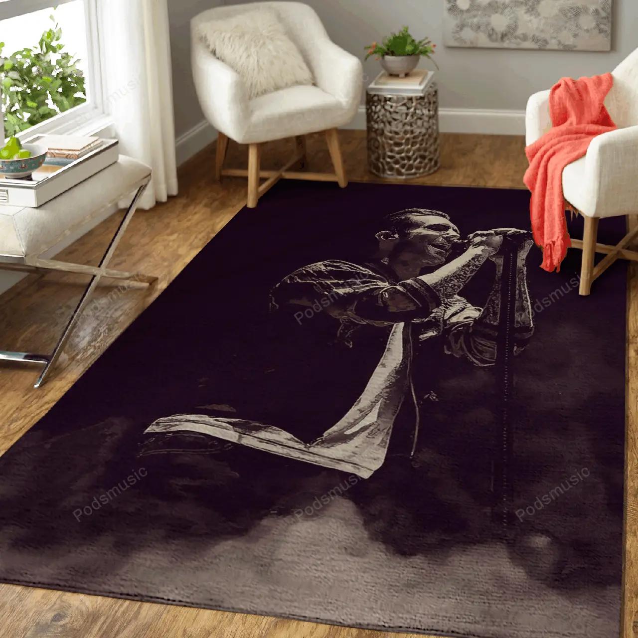Maroon 5 38 music art for fans area rug living room carpet rug regtangle carpet floor decor home decor Rectangle Rug