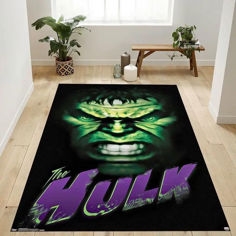 Marvel comics the hulk area rug living room and bed room rug rug regtangle Rectangle Rug
