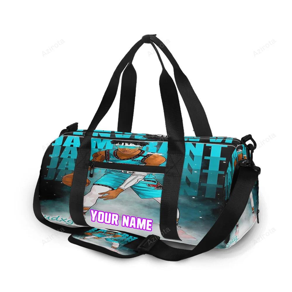 Memphis grizzlies ja morant 12 v11 personalized name travel bag gym bag 279 Travel Bag