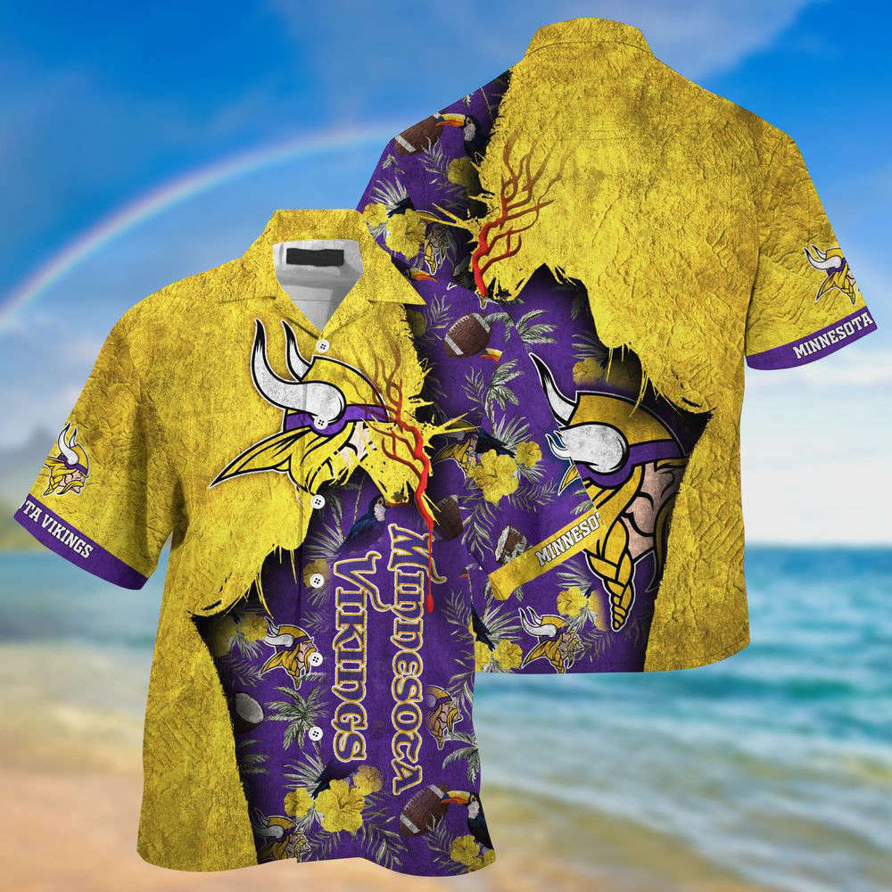 Minnesota vikings nfl-god hawaii shirt new gift for summer Hawaii Shirt