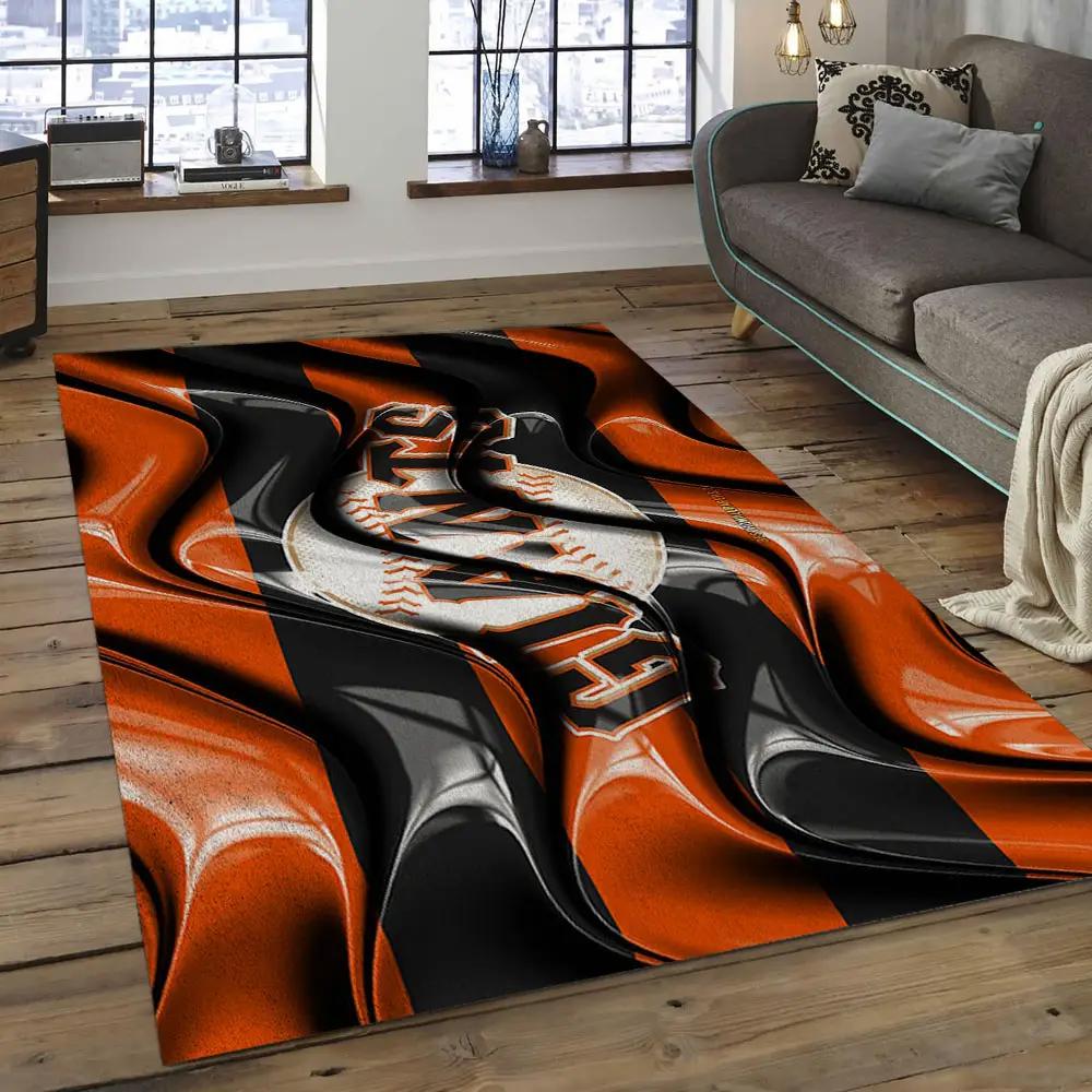 Mlb san francisco giants baseball team logo rectangle area sfg03 Rectangle Rug