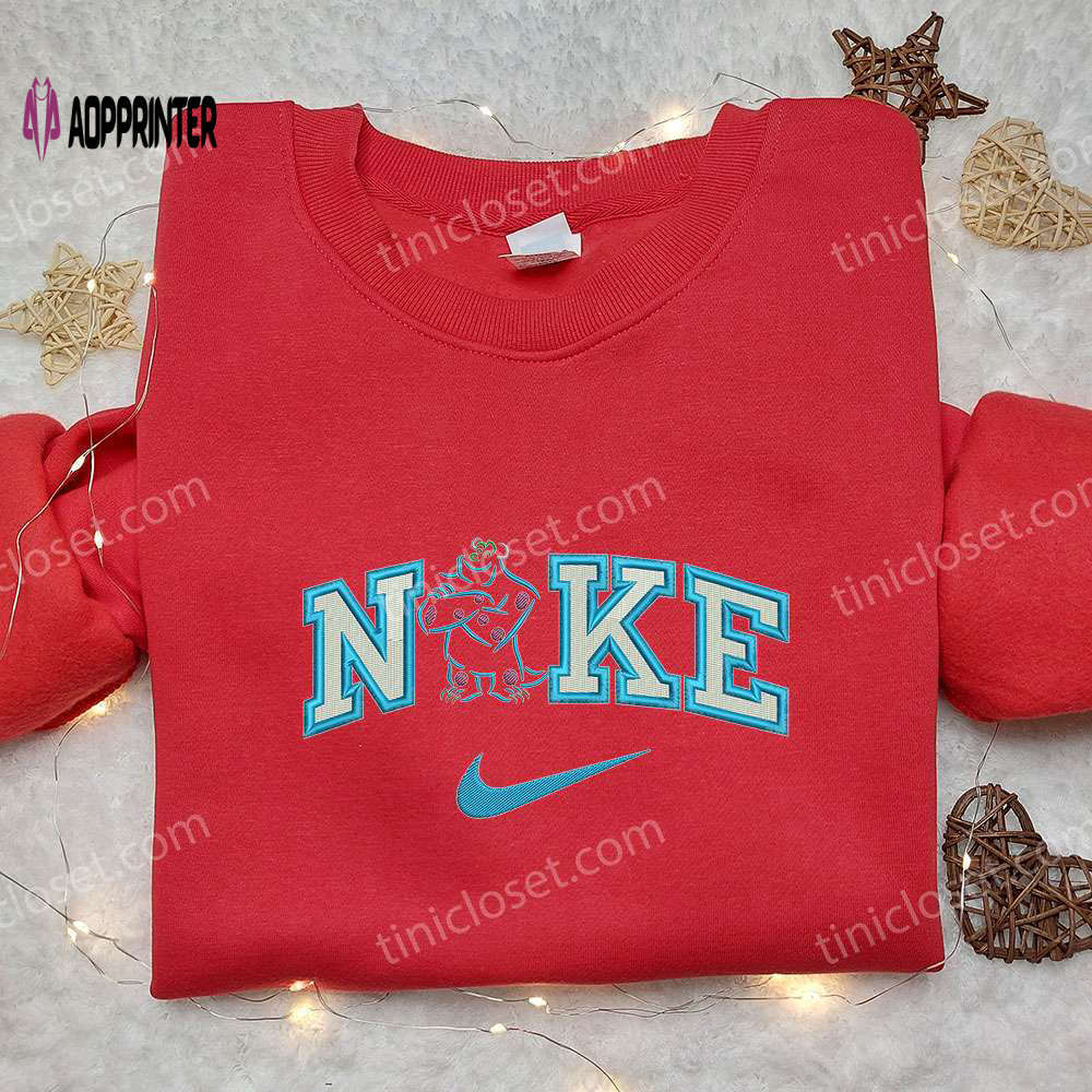 Monsters inc james p sullivan x nike sweatshirt – disney embroidered shirt nike inspired – shop now! Embroidered Shirt