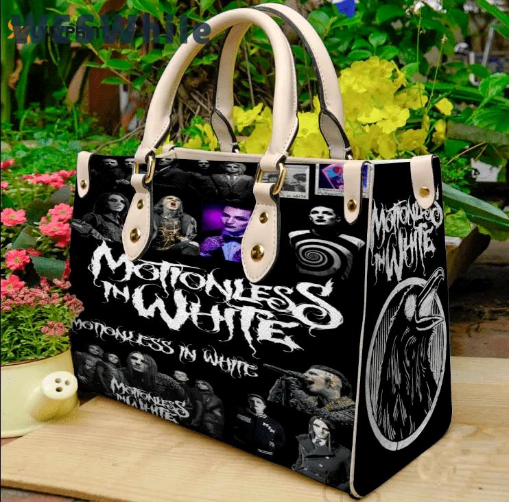 Motionless in white 2 leather handbag gift for women 537 Women Leather Hand Bag