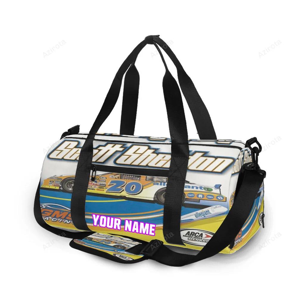 Nascar gms racing cars7 personalized name travel bag gym bag 929 Travel Bag