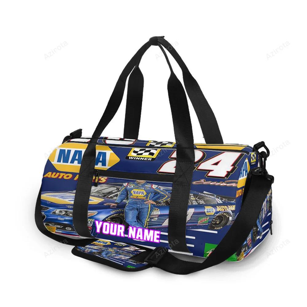 Nascar hendrick motorsports chase elliott7 personalized name travel bag gym bag 1651 Travel Bag