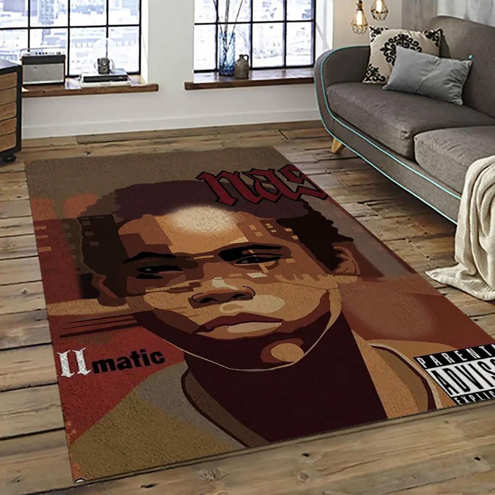 Nasir rapper hiphop music retangle carpet area rug home decor best gift for fan and friends na20 Rectangle Rug