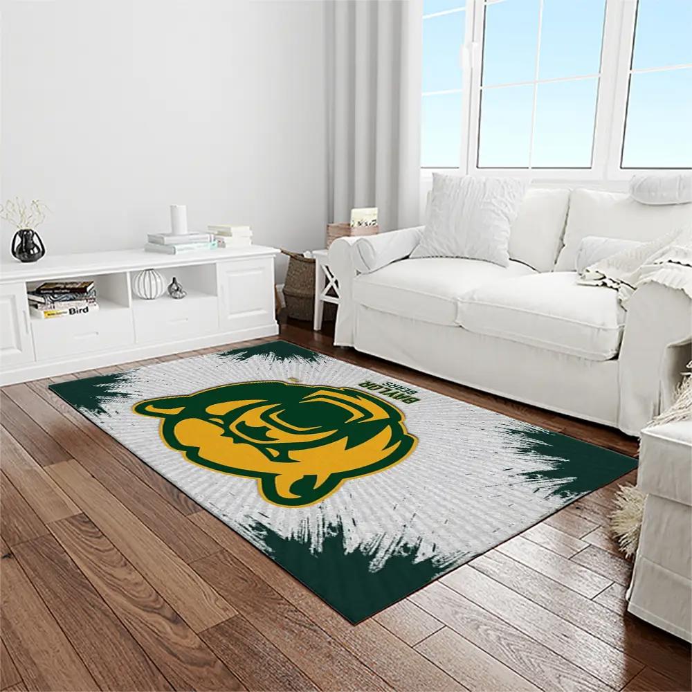 Ncaa baylor bears sport basketball and foolball team logo rectangle area rug bb24 Rectangle Rug
