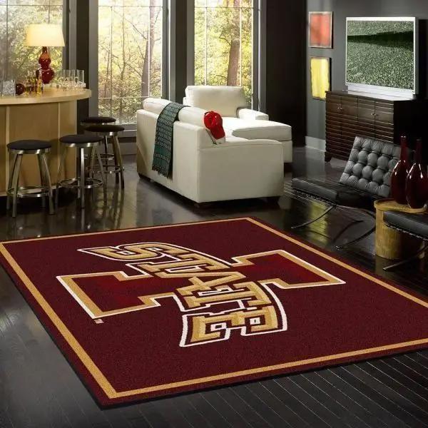 Ncaa iowa state cyclones living room carpet home rug regtangle carpet 1 Rectangle Rug