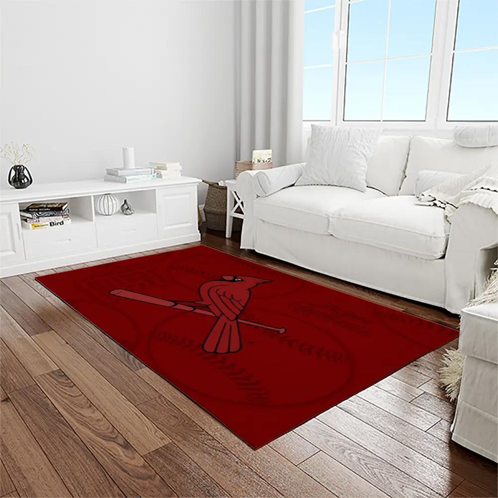 Ncaa louisville cardinals college sport basketball and foolball team logo rectangle area rug lics46 Rectangle Rug
