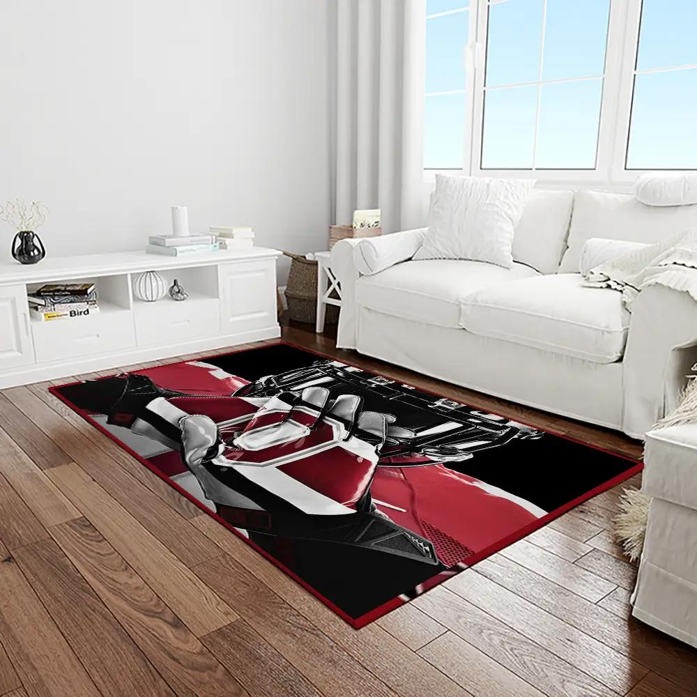 Ncaa ohio state buckeyes college sport basketball and foolball team logo rectangle area rug osb57 Rectangle Rug