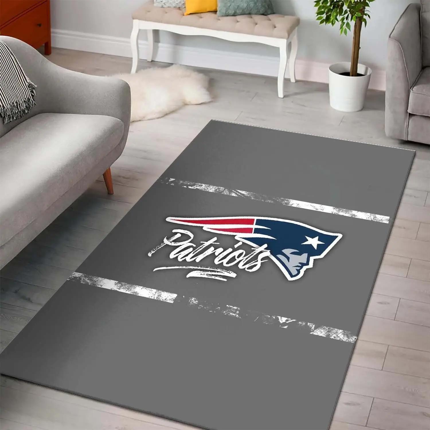 New england patriots nfl football carpet living room rug regtangle carpet v792 Rectangle Rug