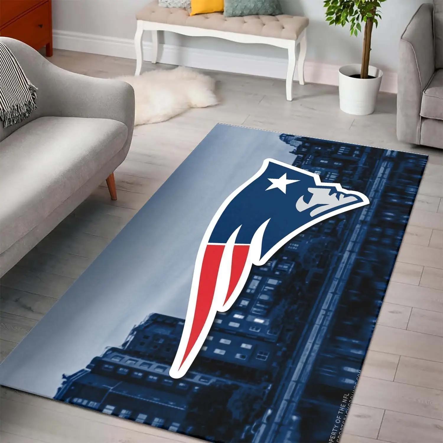 New england patriots nfl football carpet living room rug regtangle carpet v793 Rectangle Rug