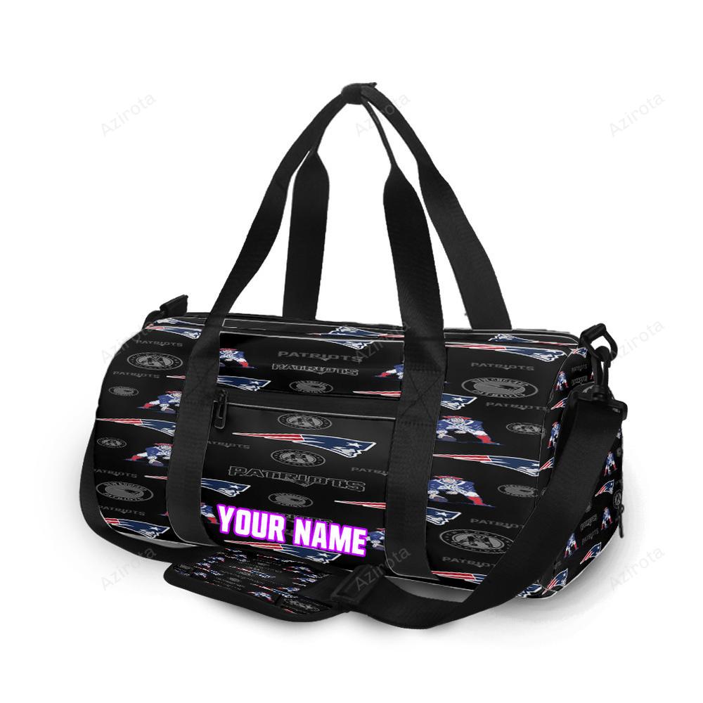 New england patriots7 personalized name travel bag gym bag 621 Travel Bag