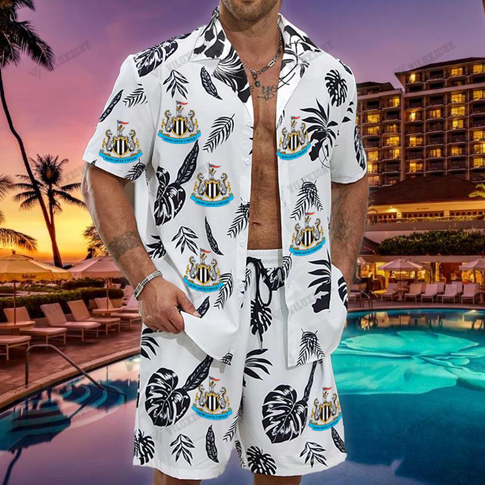 Newcastle united football club hawaiian shirt Hawaii Shirt Shorts & Flip Flops