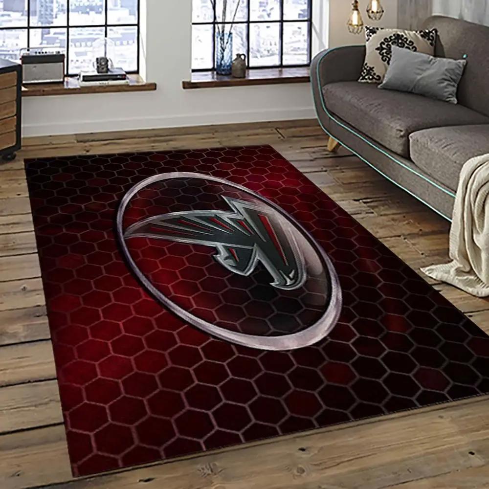 Nfl atlanta falcons football team logo sport carpet area rug home decor best gift for friends atfl22 Rectangle Rug