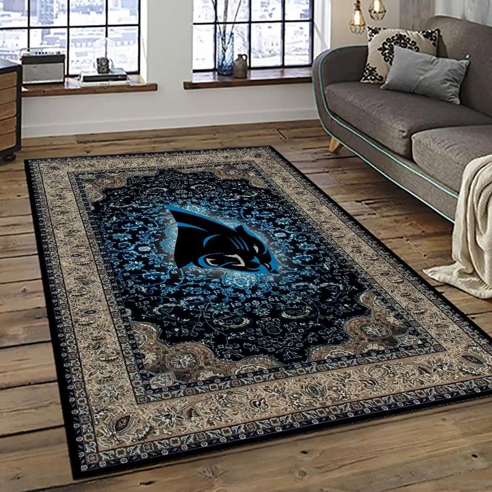 Nfl carolina panthers football team logo sport carpet area rug home decor best gift for friends cp37 Rectangle Rug