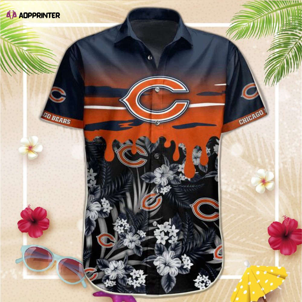 Nfl chicago bears hawaiian shirt short Hawaii Shirt